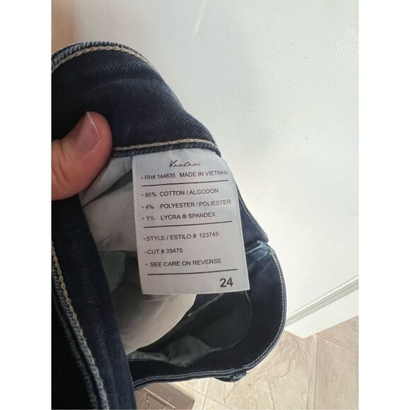 Kancan Distressed Skinny Jeans Woman’s 24 Plus Size - Picture 10 of 10